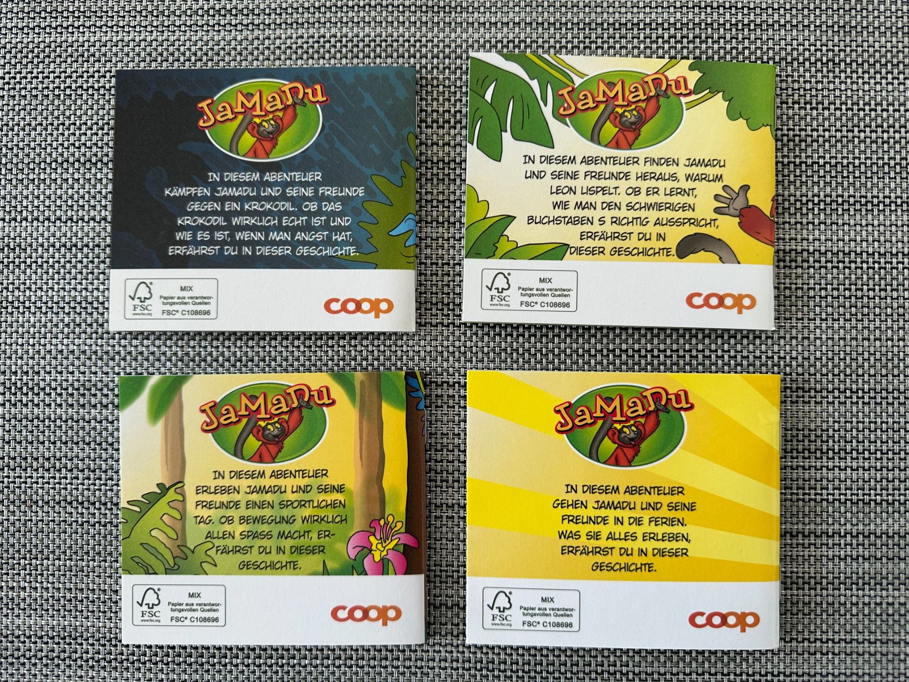 Libri: 4 Coop JaMaDu Büchlein – Usato da Boppelsen venduto da KASIBO 1