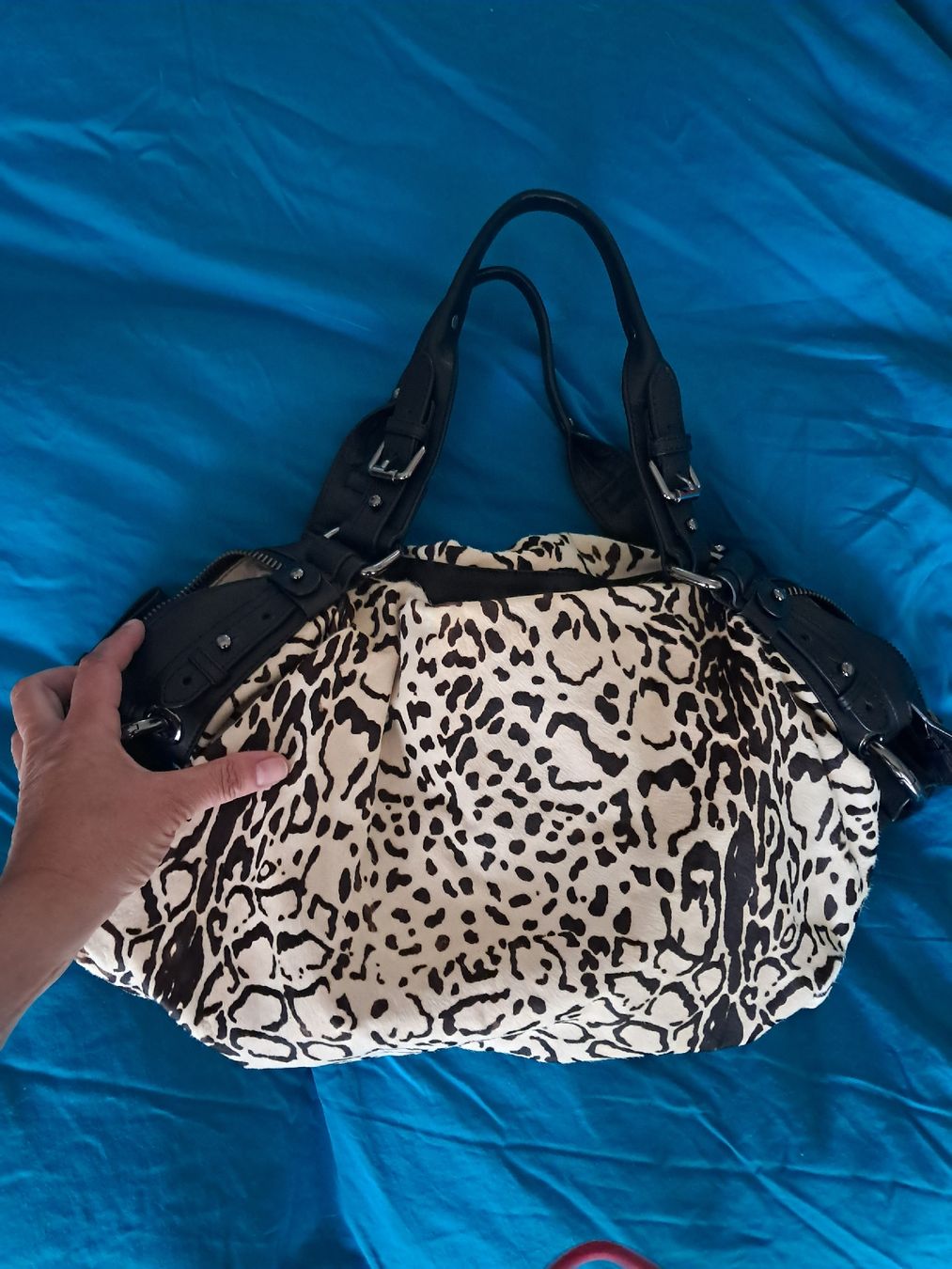 Borse da donna: Kenneth Cole - spotted print leather handbag – Usato da Aubonne venduto da erinrose 4