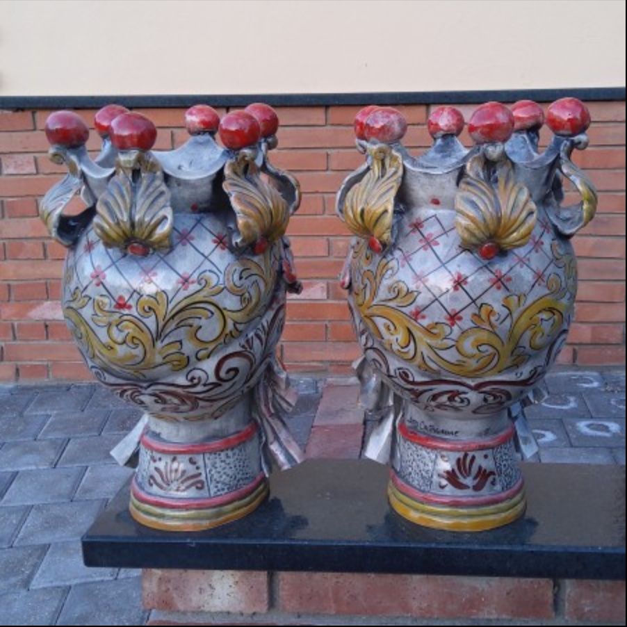 Sculture & Statue: Teste di Moro Caltagirone Hand Made – Nuovo e nell'imballaggio originale da Höri venduto da ArtelavicaGmbH 2