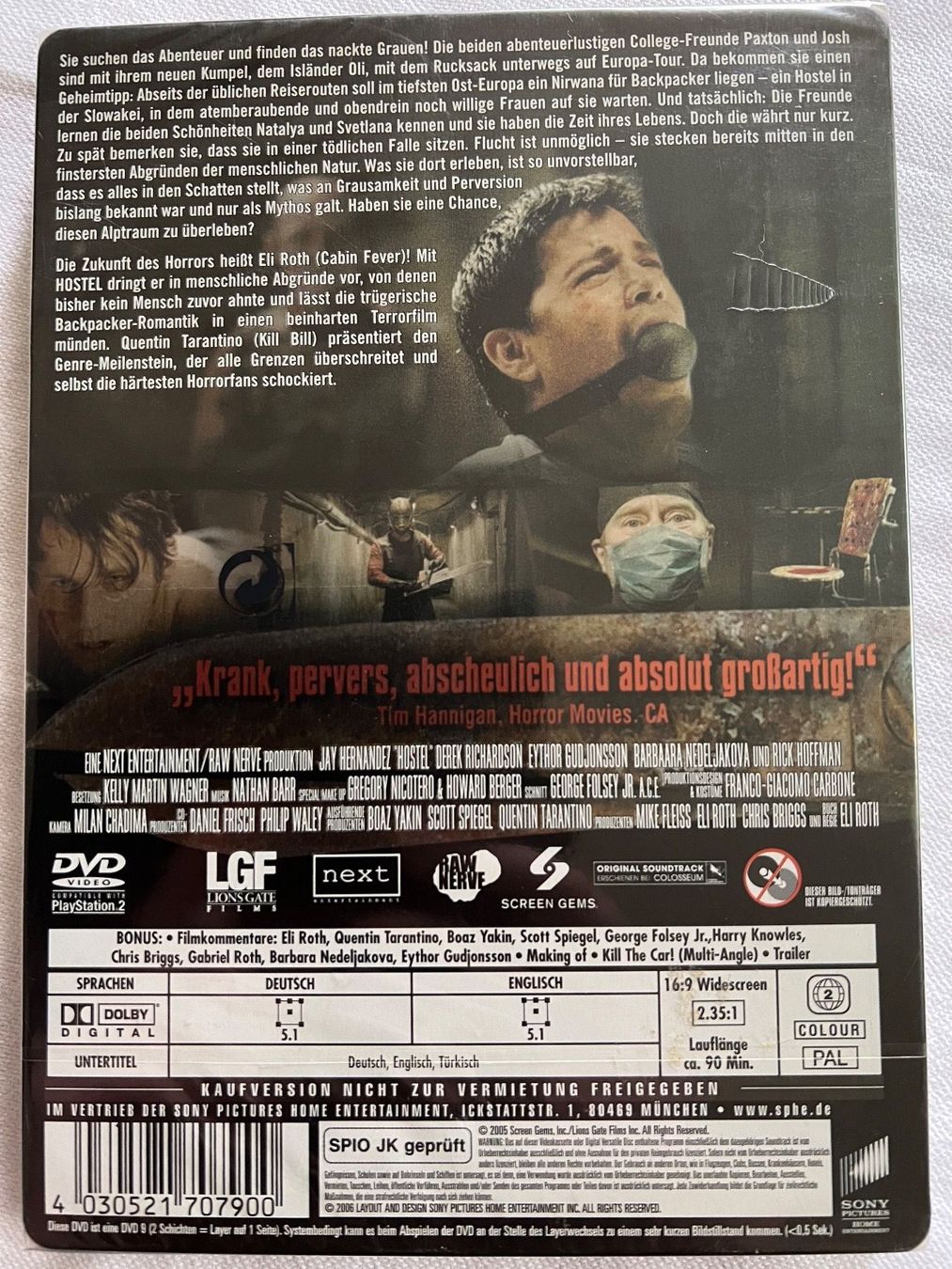 Tutti i DVDs: Hostel 1&2 Extended Version Steelbook – Nuovo (secondo la descrizione) da Rebstein venduto da gimmma 3