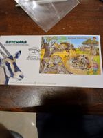 Botswana - Bloc de timbres rare, Kgalagadi Park, Afrique!