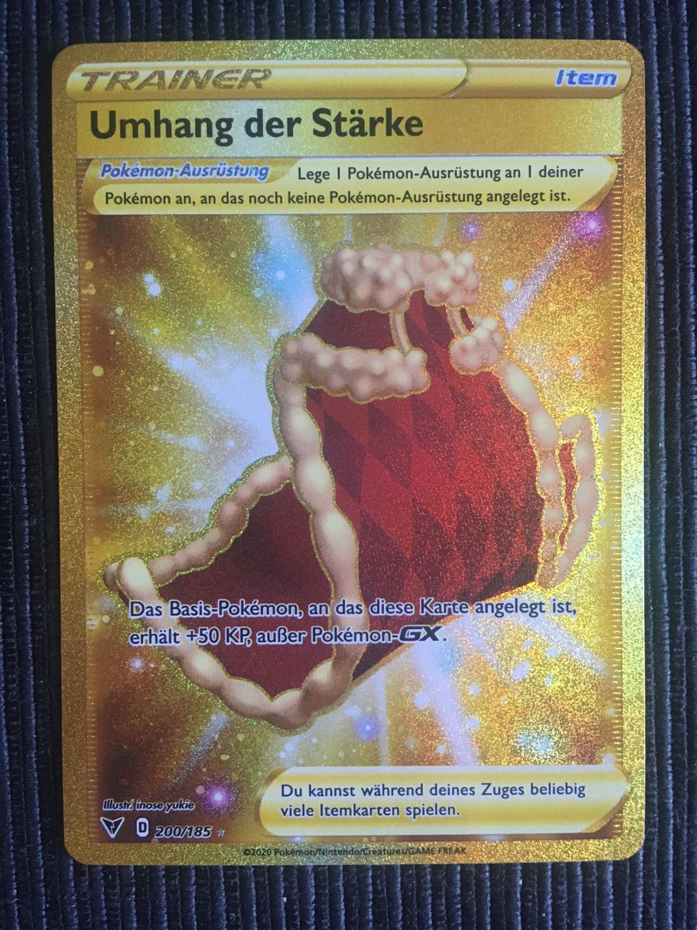 Pokémon Carte collezionabili: Pokemon Umhang der Stärke Farbenschock Deutsch – Nuovo (secondo la descrizione) da Wabern venduto da Collectfun