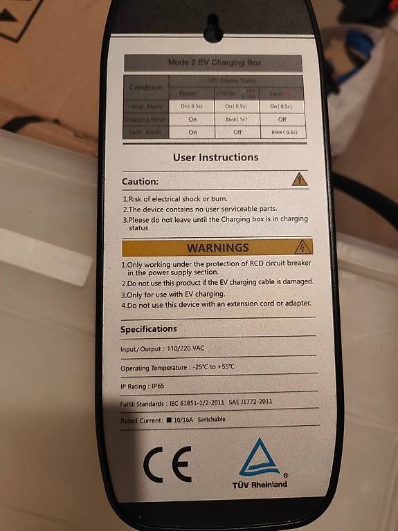 Batterie-Ladegeräte: EV Charger Type 2 / Schuko – Gebraucht aus Davesco-Soragno von ale_dn6g 1