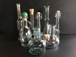 Flasche Flaschen Fläschchen Essig-/Oel-/Sirupflaschen 8 Stk