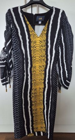 Roberto Cavalli Kleid mit Schlangenmuster, Grösse 38/XS