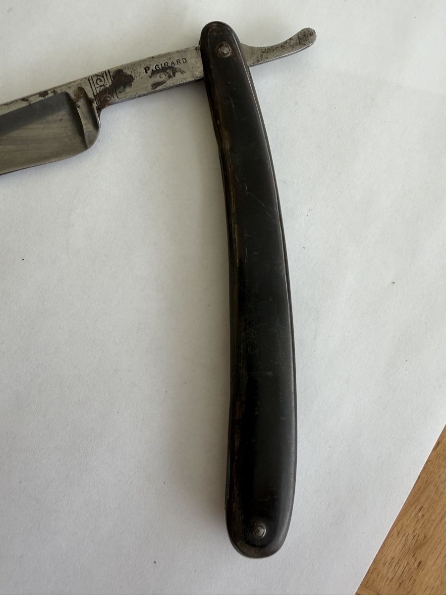 Rasoi & Lamette da barba: rasoir droit vintage P.Girard – Usato da Echallens venduto da JAR69 5