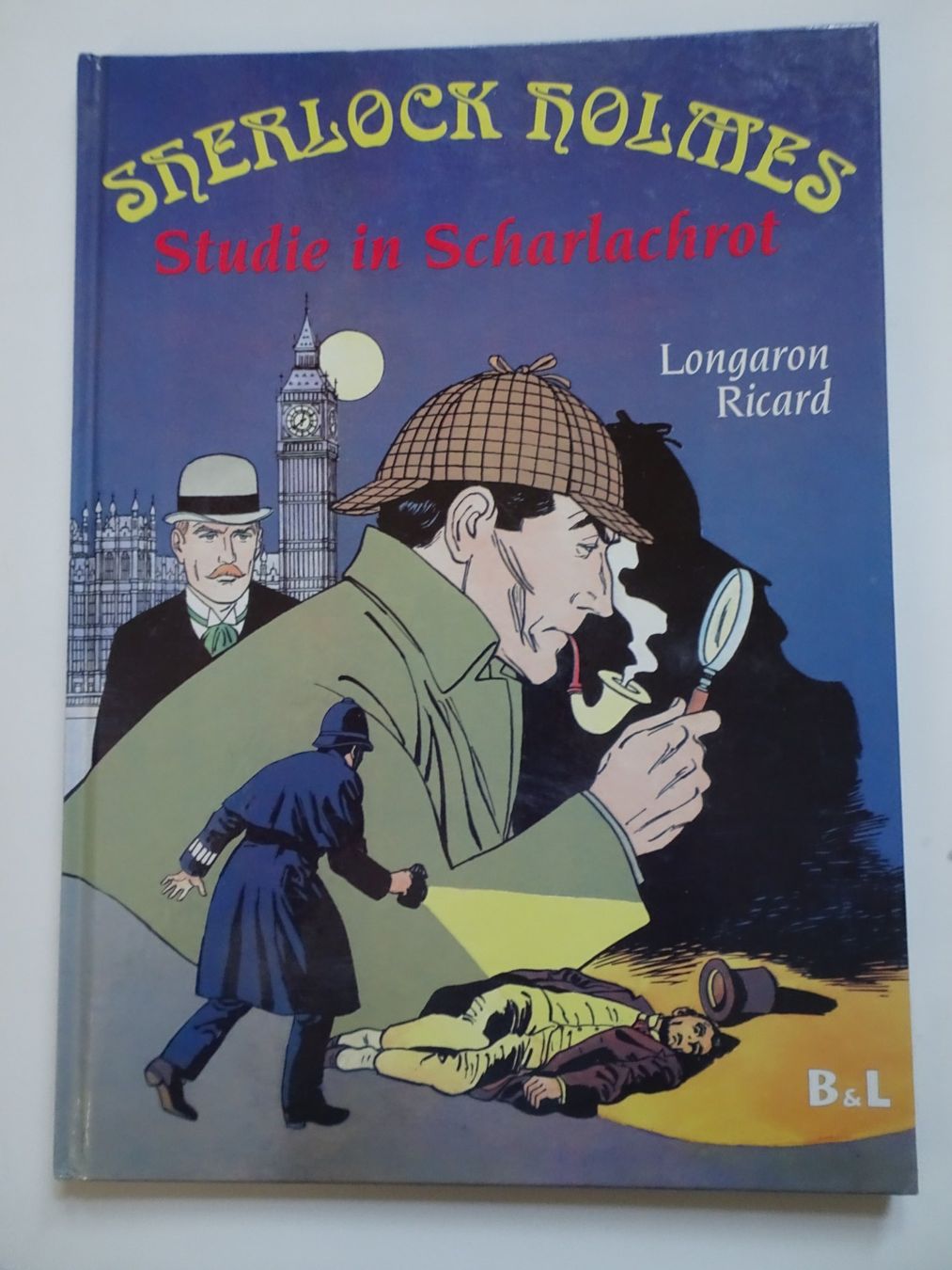 BD: Sherlock Holmes Studie in Scharlachrot Comic – D'occasion à Schönenwerd par schnitzunddrunter