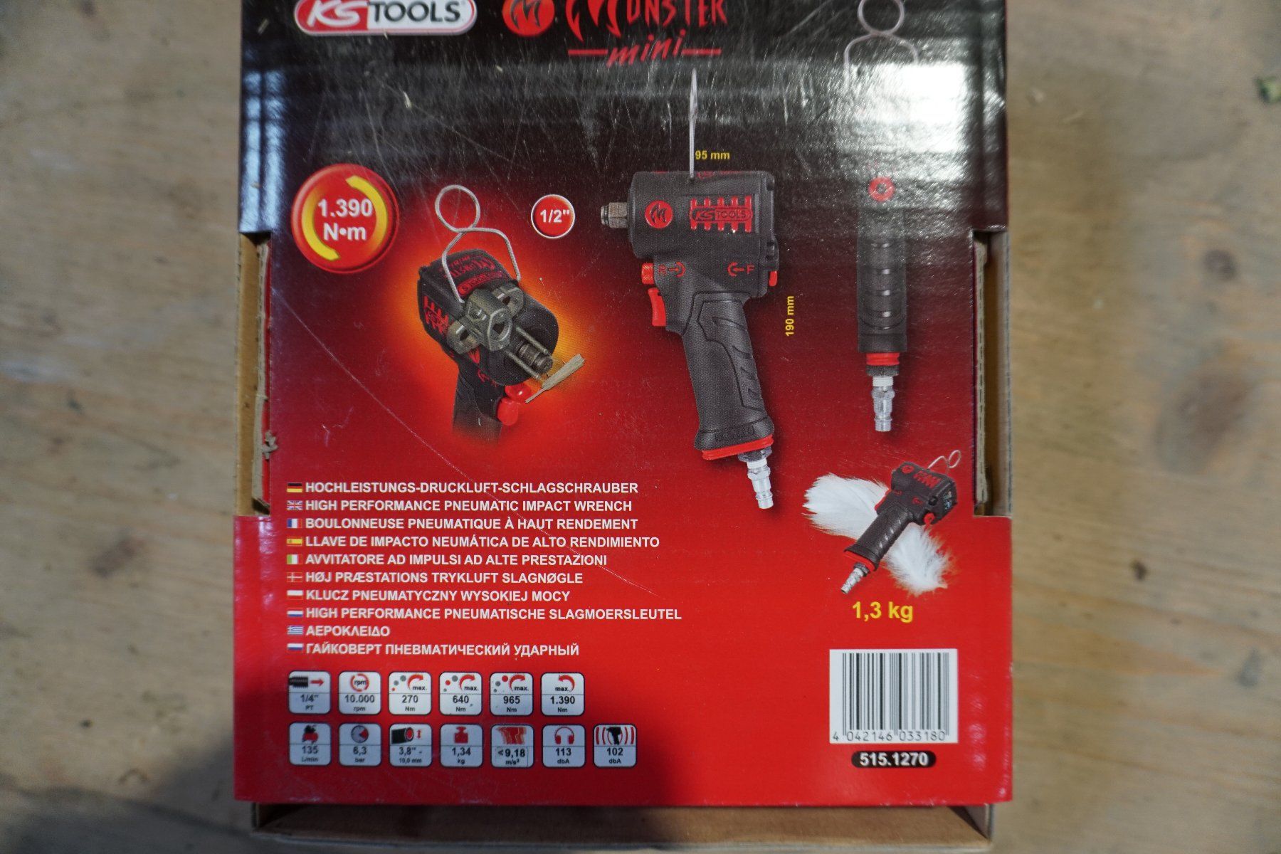 KS Tools Alle Werkzeuge: KS Tools Schlagschrauber Monster mini neu Zustand – Neu und originalverpackt aus Neuheim von Motrac05 4