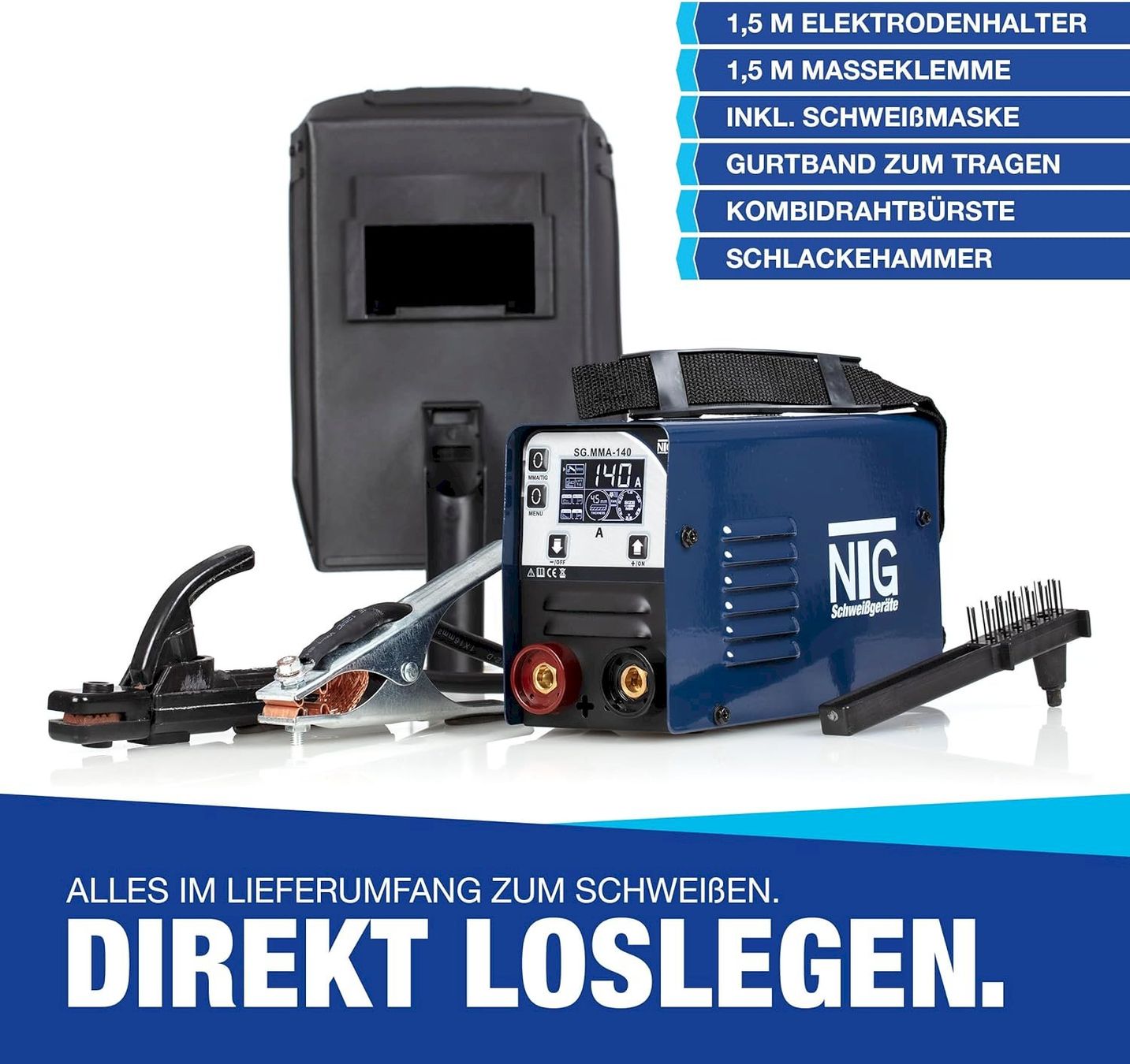 Alle Maschinen: Schweißgerät MMA-140 – Neu und originalverpackt aus Bottighofen von zaap 5