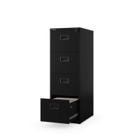 Hängeregisterschrank Karteischrank 132x46x62 - Schwarz