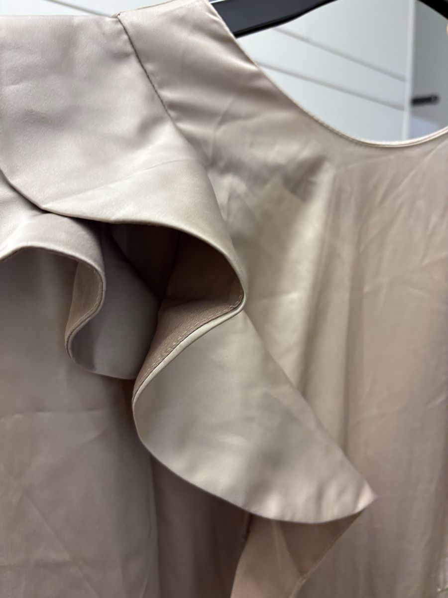 Kleider: Elegantes Abendkleid in glänzend-taupe, M – Neu und originalverpackt aus Basel von lolushka 7