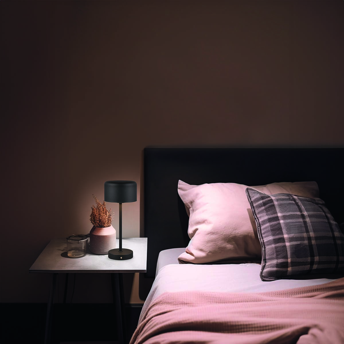 Lampade: Tischleuchte, Schwarz, Akku, 30 cm Höhe – Nuovo (secondo la descrizione) da Kreuzlingen venduto da Smart-Light 1