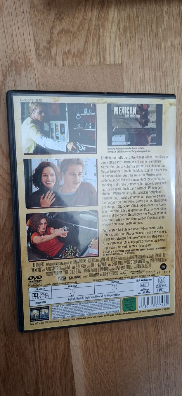 Tutti i DVDs: DVD Mexican - eine heisse Liebe – Usato da St. Gallen venduto da emi_nfh9 1