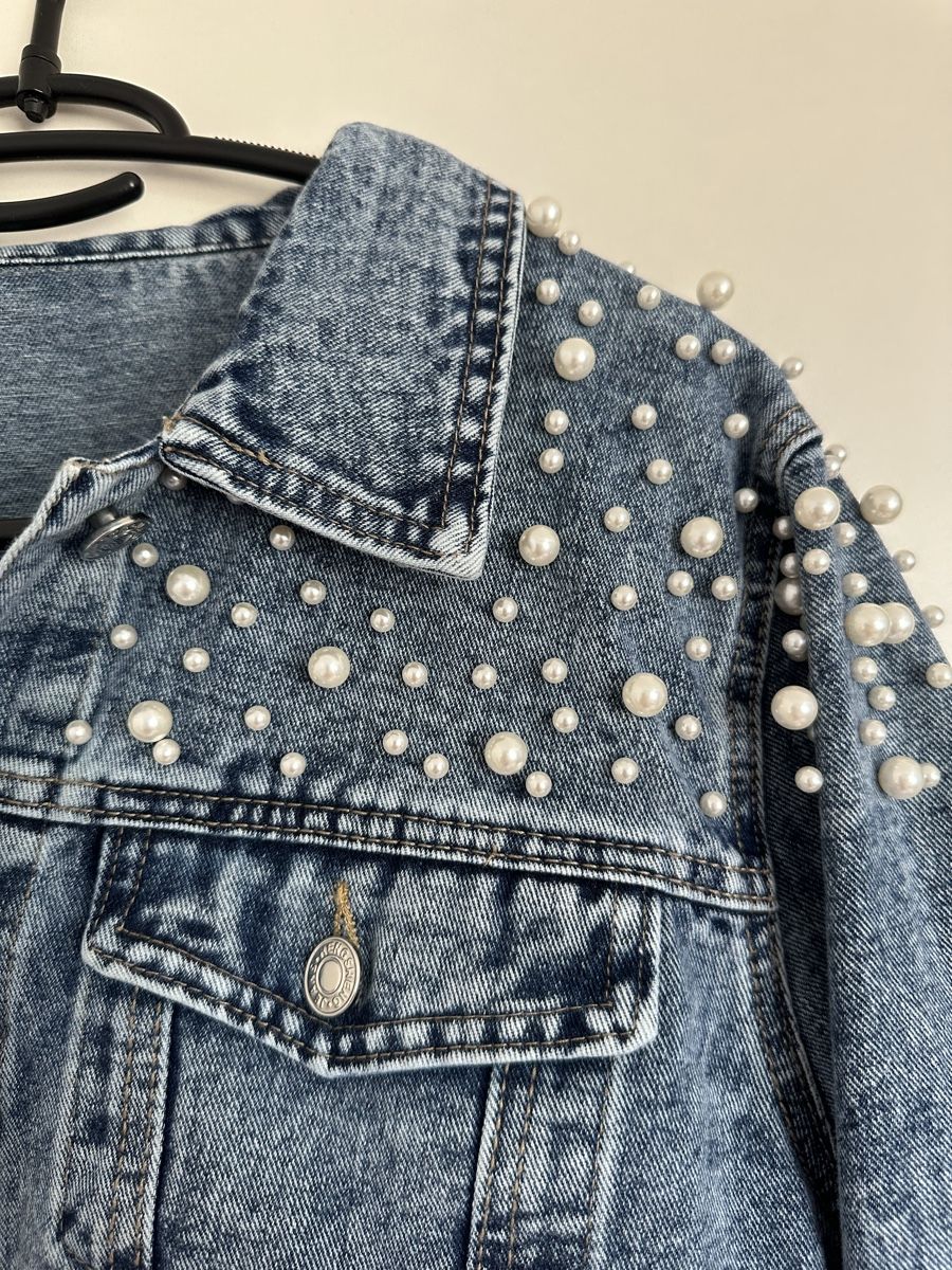 Giacche: Jeansjacke mit Perle – Nuovo (secondo la descrizione) da Zufikon venduto da tam_gfx6 1