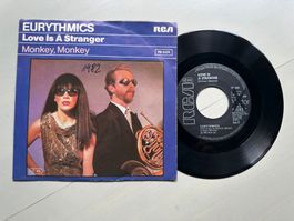 EURYTHMICS DAVID STEWART ANNIE LENNOX tolle Single Love is a