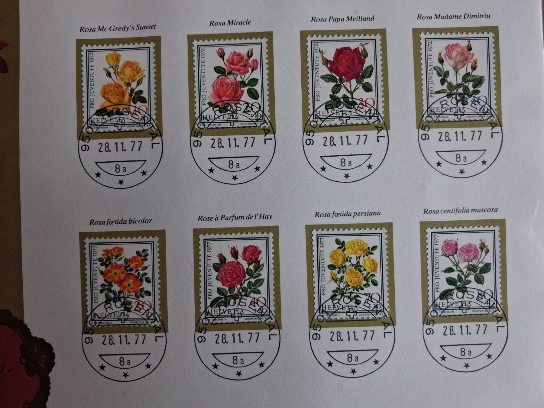 Alle Briefmarken: 2 FDC Schweiz 1977 +1978. Gemäss Bildern – Gebraucht aus Hagendorn von siwasi3 2