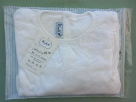 Body manches longues, 92, col en dentelles, Swiss made