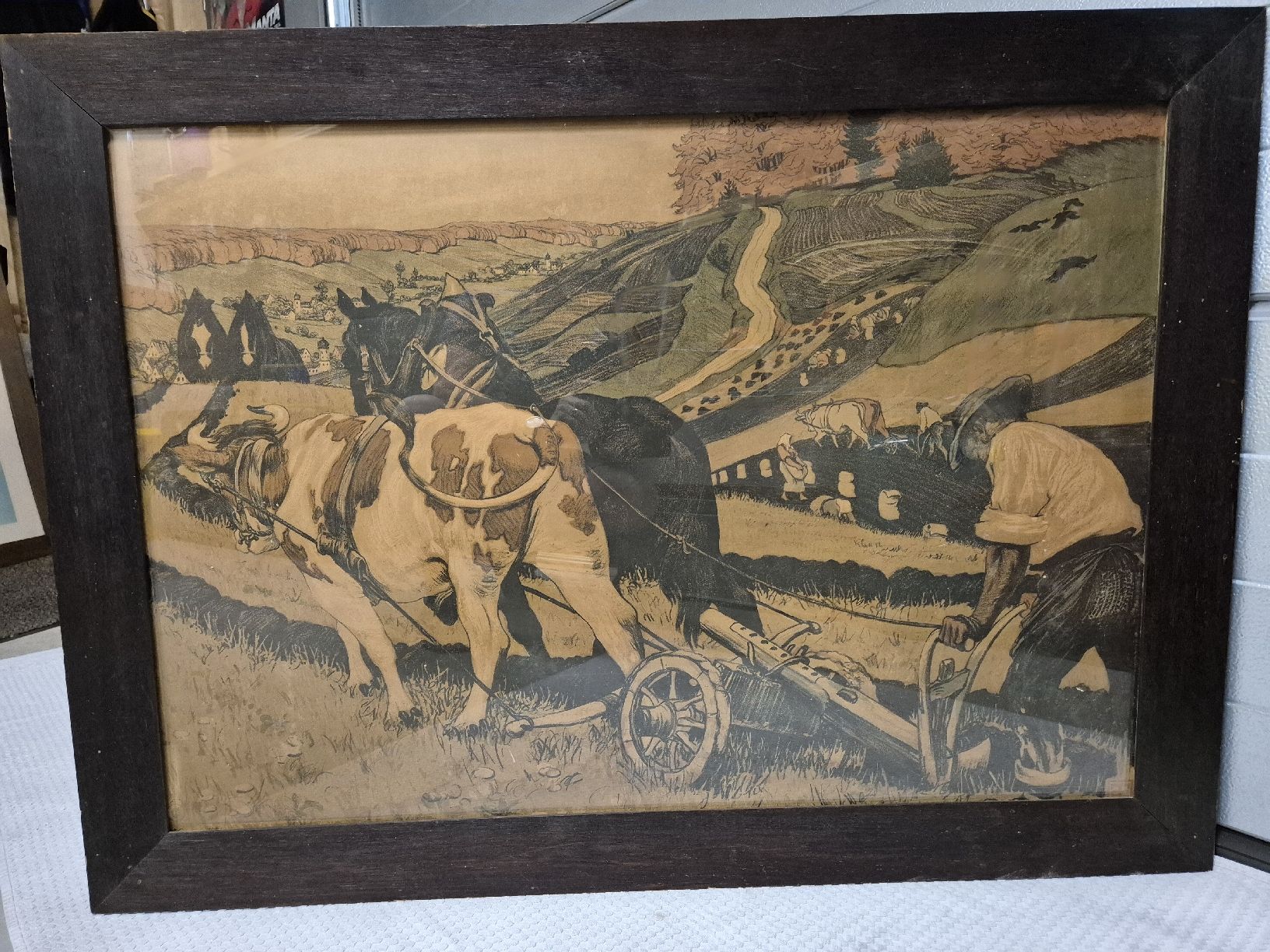 Tableaux: Histiorisches Bild "Auf dem Feld" – D'occasion à Rüthi (Rheintal) par Gtech85