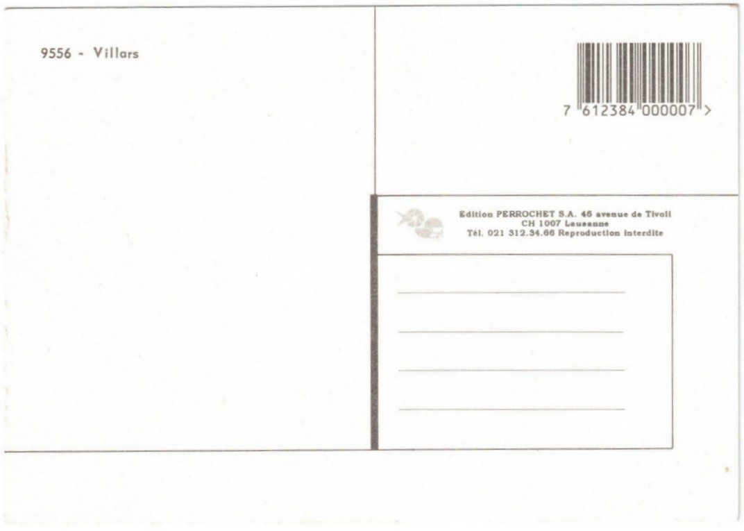 Cartoline postali: Villars - 4 Bild AK – Usato da Binningen venduto da Mountainrider 1