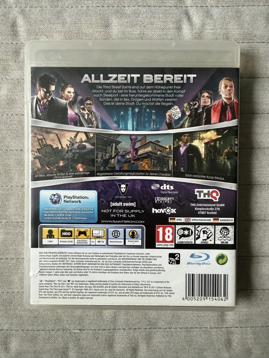 Sony Giochi: Saints Row The Third für PS3 – Usato da Thunstetten venduto da Virus_33 2