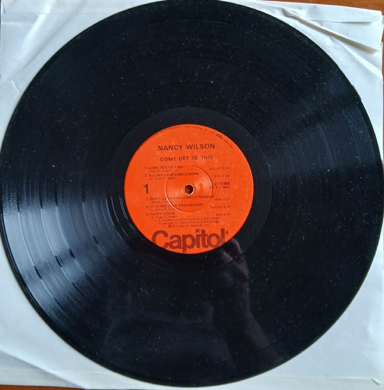 Dischi in vinile: LP Nancy Wilson - come get to this  – Usato da Lausanne venduto da Soulbrother 2