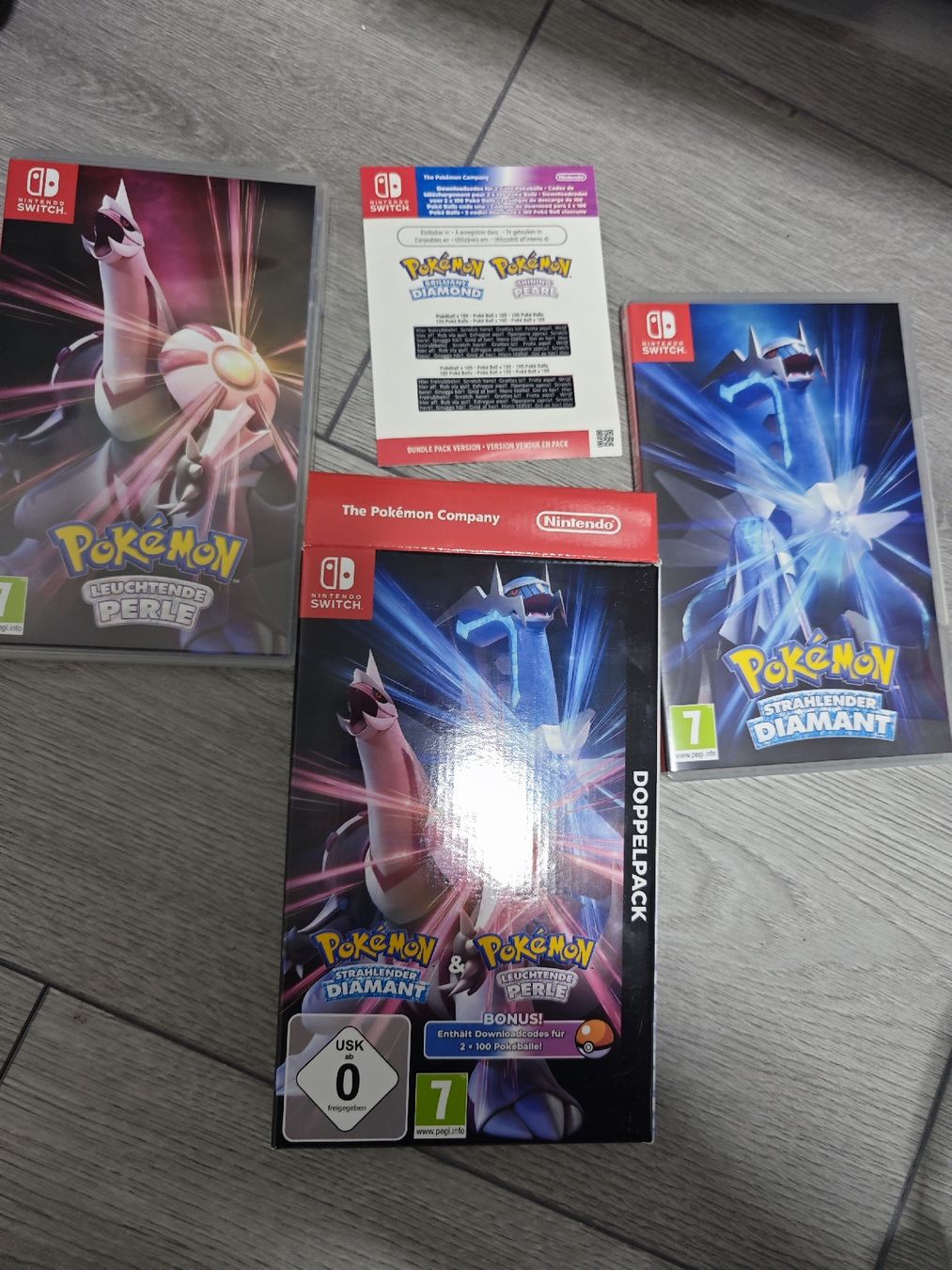Nintendo Giochi: Pokémon Strahlender Diamant & Leuchtende Perle Doppelpack – Usato da Balsthal venduto da tudorf