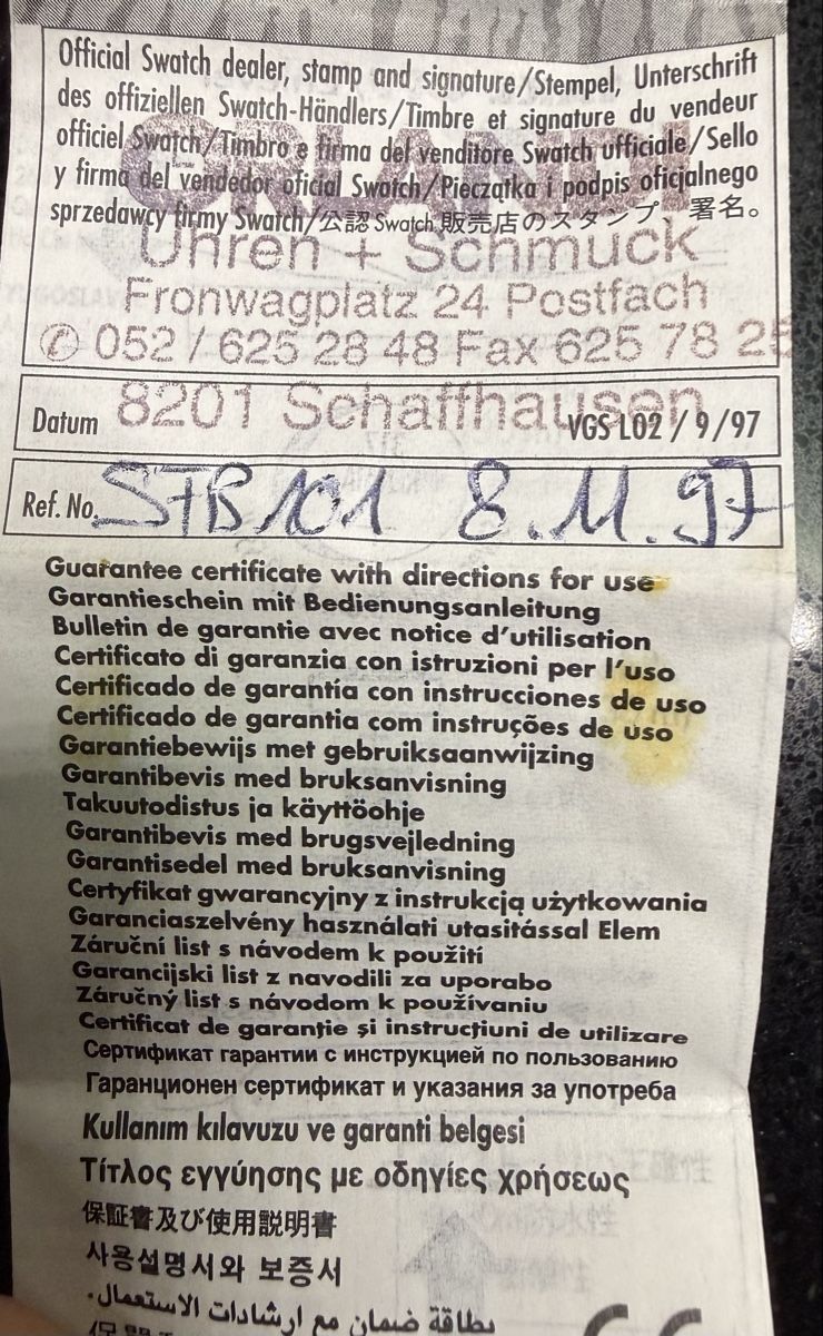 Swatch Montres: Orologio Swatch Skin  – Neuf (Voir description) à Cadenazzo par Taty77 6