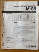 Service Manual YAMAHA Amplifier M-85