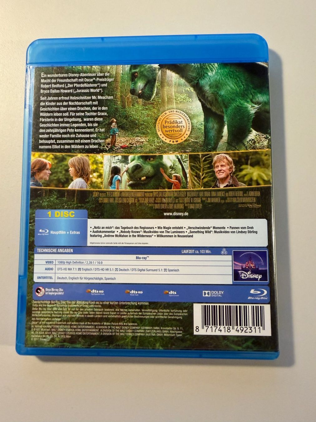 Tutti i DVDs: Elliot, der Drache (2017) - Blu-ray – Usato da Nänikon venduto da marcusg70 1