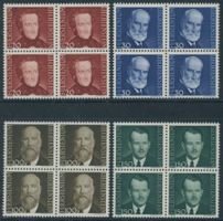 FL - 1943 - Fürsten III - Viererblock - postfrisch **