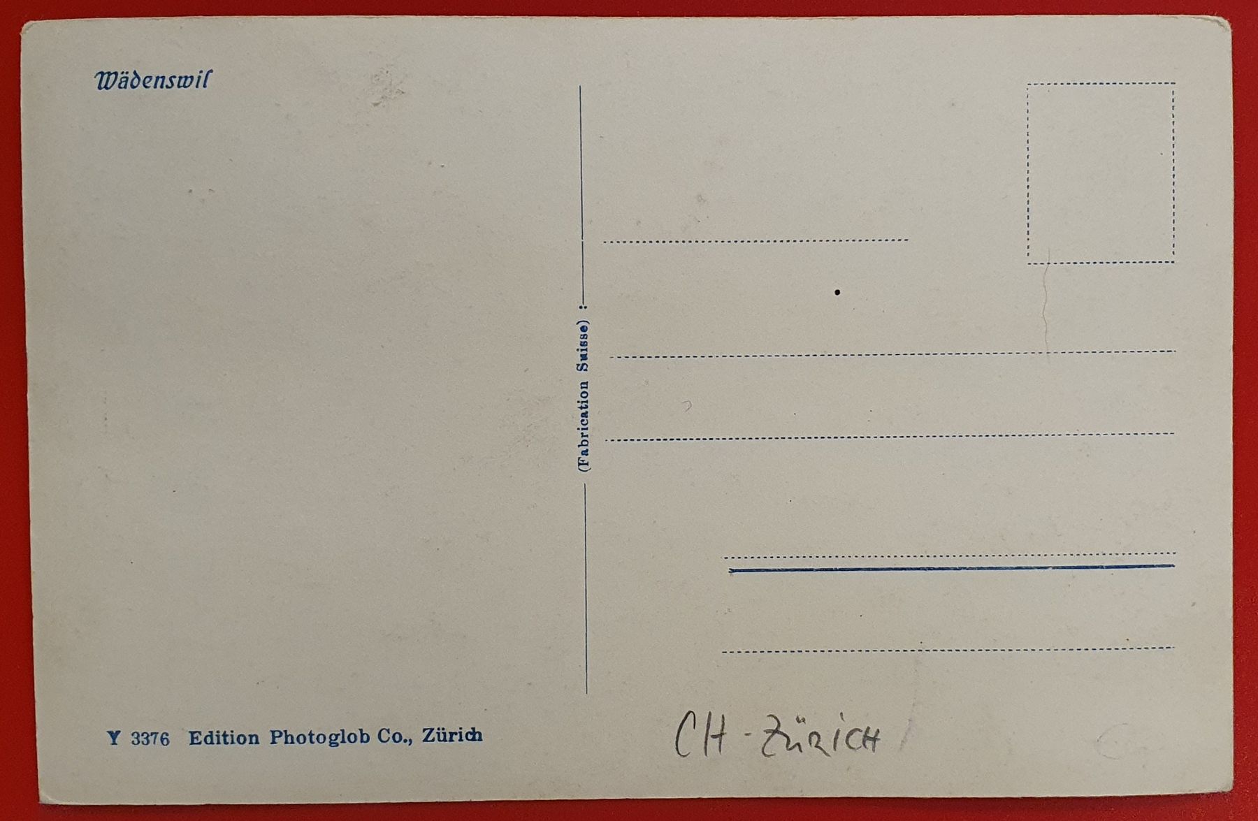 Cartes postales: Wädenswil – D'occasion à Kreuzlingen par Rschweiz1 1