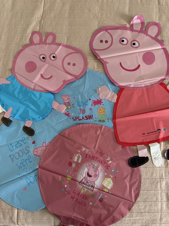 Pinke Schweinchen Geburtstagsdeko - Hintergrund 150x100cm Für Kinderparty