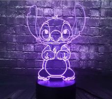 Stitch LED Lampe mit Fernbedienung neu in Originalbox