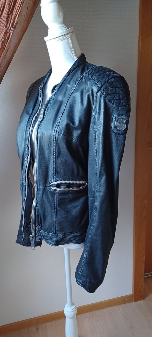 Giacche: LederJacke im Bikerstyle, Gr. 38 – Nuovo (secondo la descrizione) da Reinach AG venduto da silver_65 1