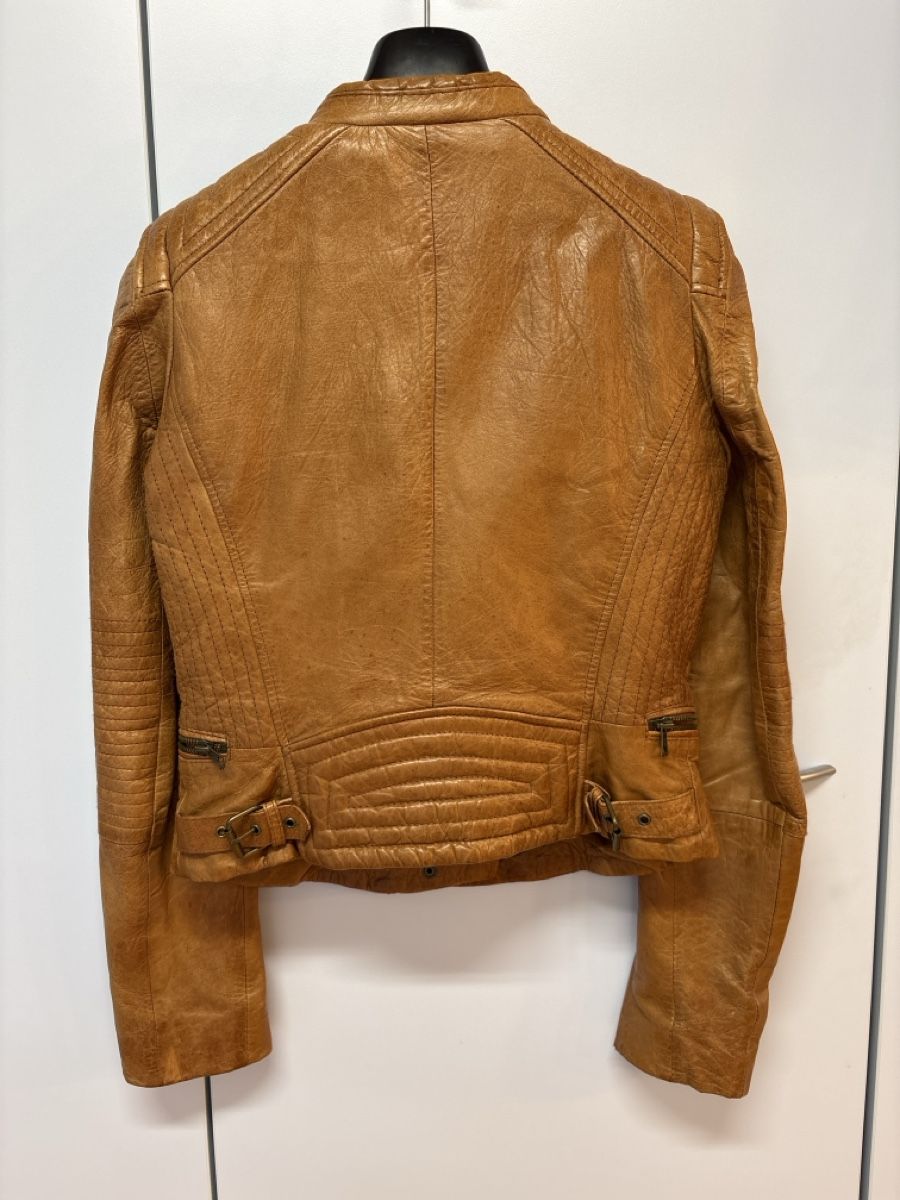 Zara Jacken: Trafaluc Lederjacke braun Bikerjacke – Neu (gemäss Beschreibung) aus Winterthur von Winti_Baer 1