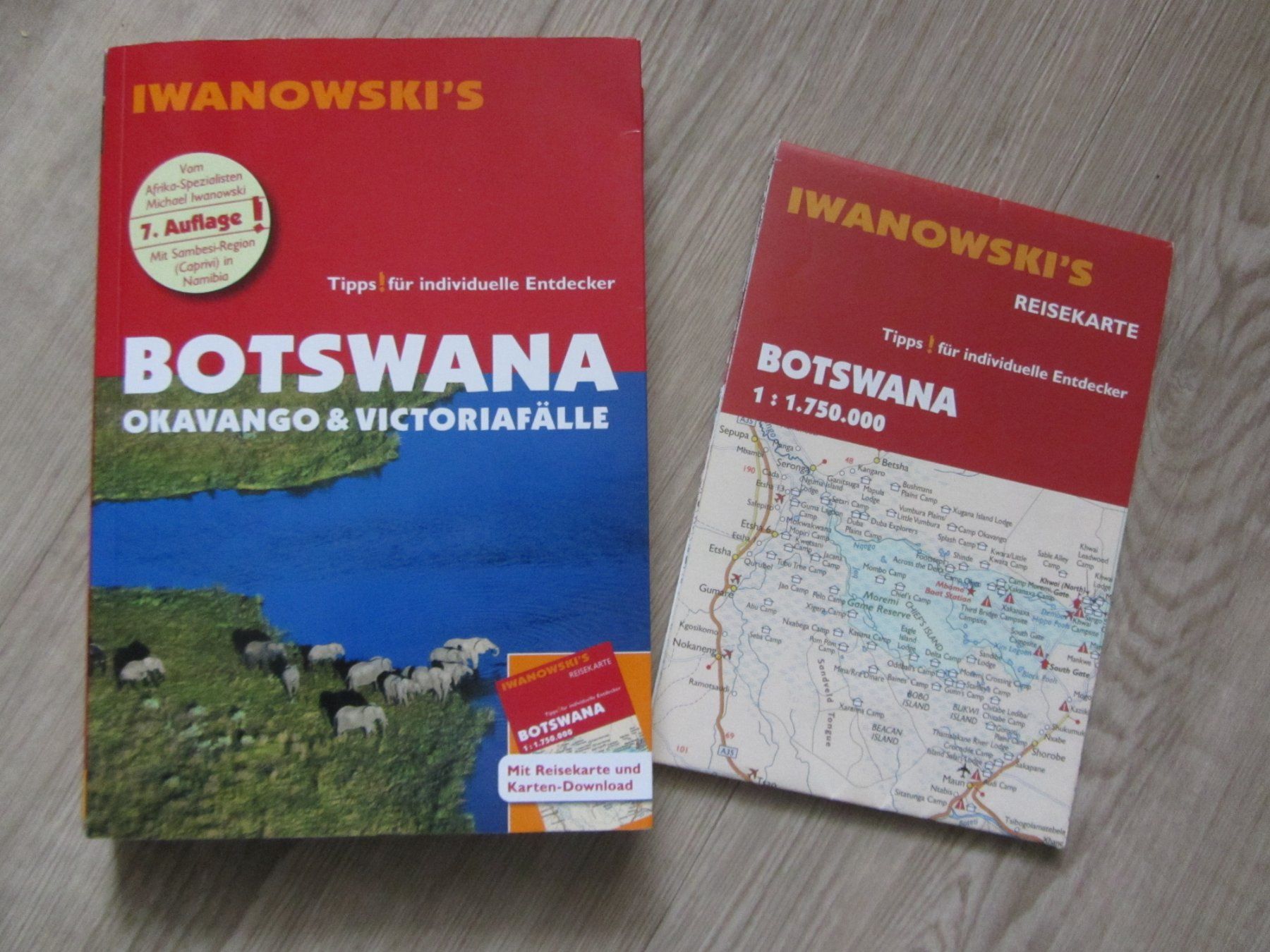Bücher: IWANOWSKI Reiseführer Botswana - Okavango + Victoriafälle – Neu (gemäss Beschreibung) aus Malters von moc_z8d9