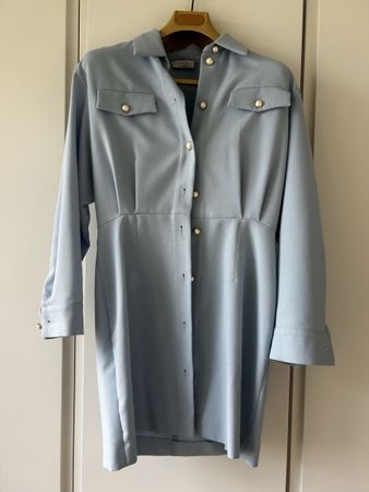 Sandro Cocktailkleid mit Perlenknöpfen 36 