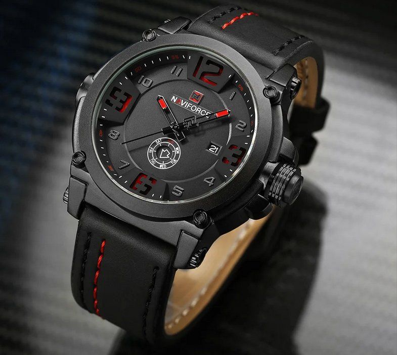 Orologi: NAVIFORCE Quartz Hardlex Uhr schwarz – Nuovo e nell'imballaggio originale da Lausanne venduto da WATCH-WORLD 1
