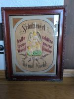 Volkskunst Bild "Schutzengel" 19. Jahrhundert
