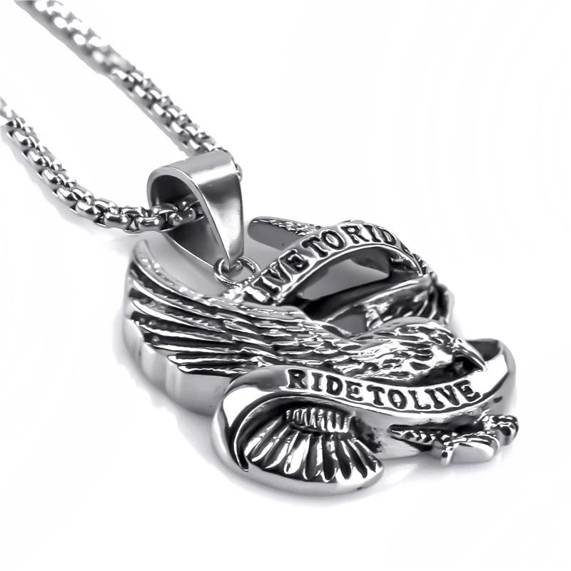 Catenine: Men necklace live to ride – Nuovo e nell'imballaggio originale da Aarburg venduto da StavFashion 1