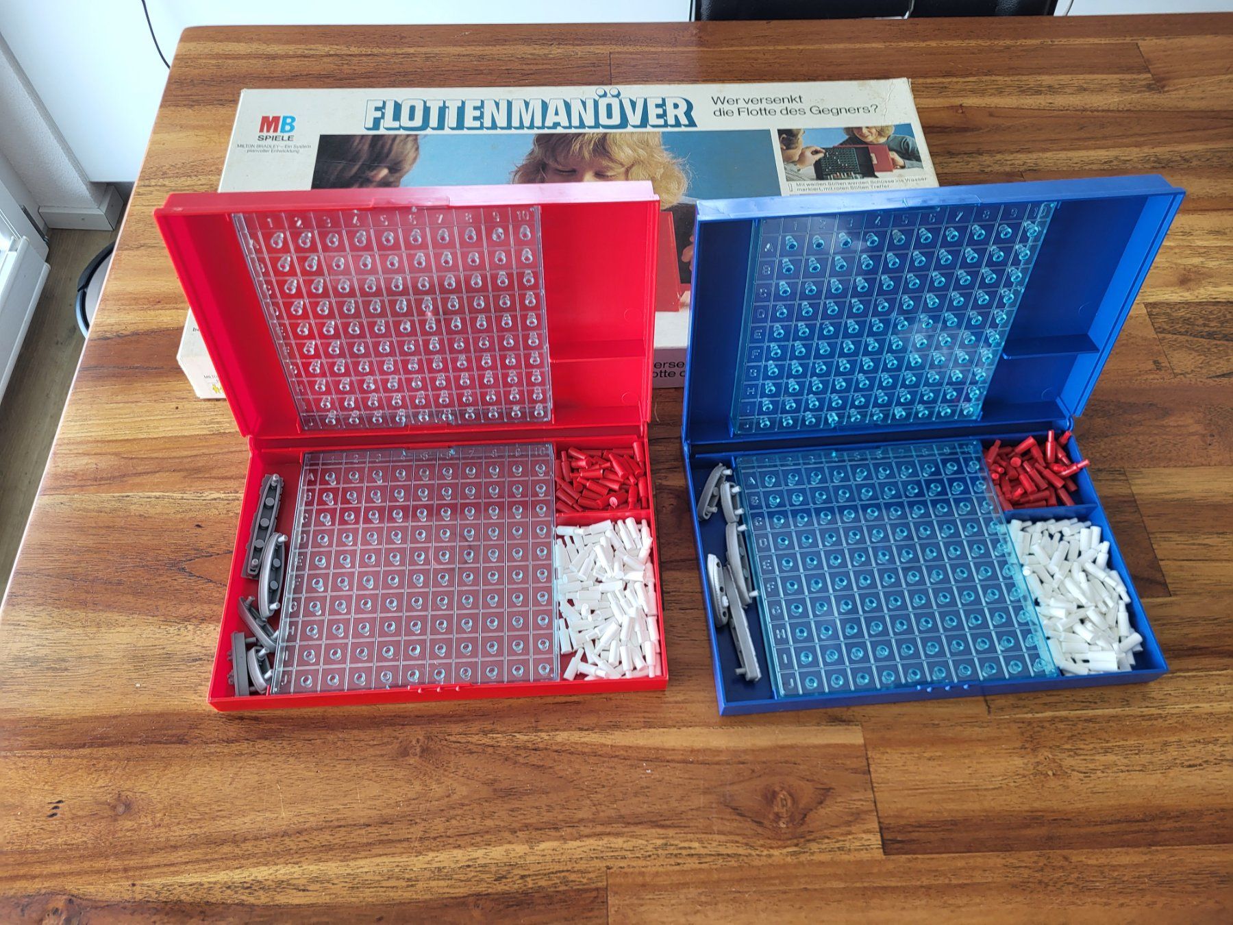 Jeux: MB Flottenmanöver Brettspiel 1972 – D'occasion à Niederhelfenschwil par Bruce019 2