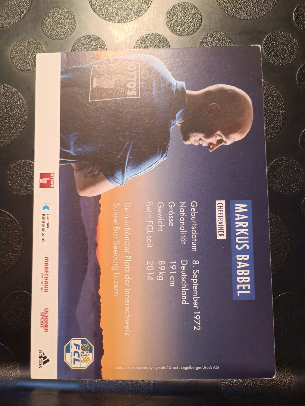 Autografi: Markus Babbel - FCL - handsigniert – Usato da Menziken venduto da Artographs 1