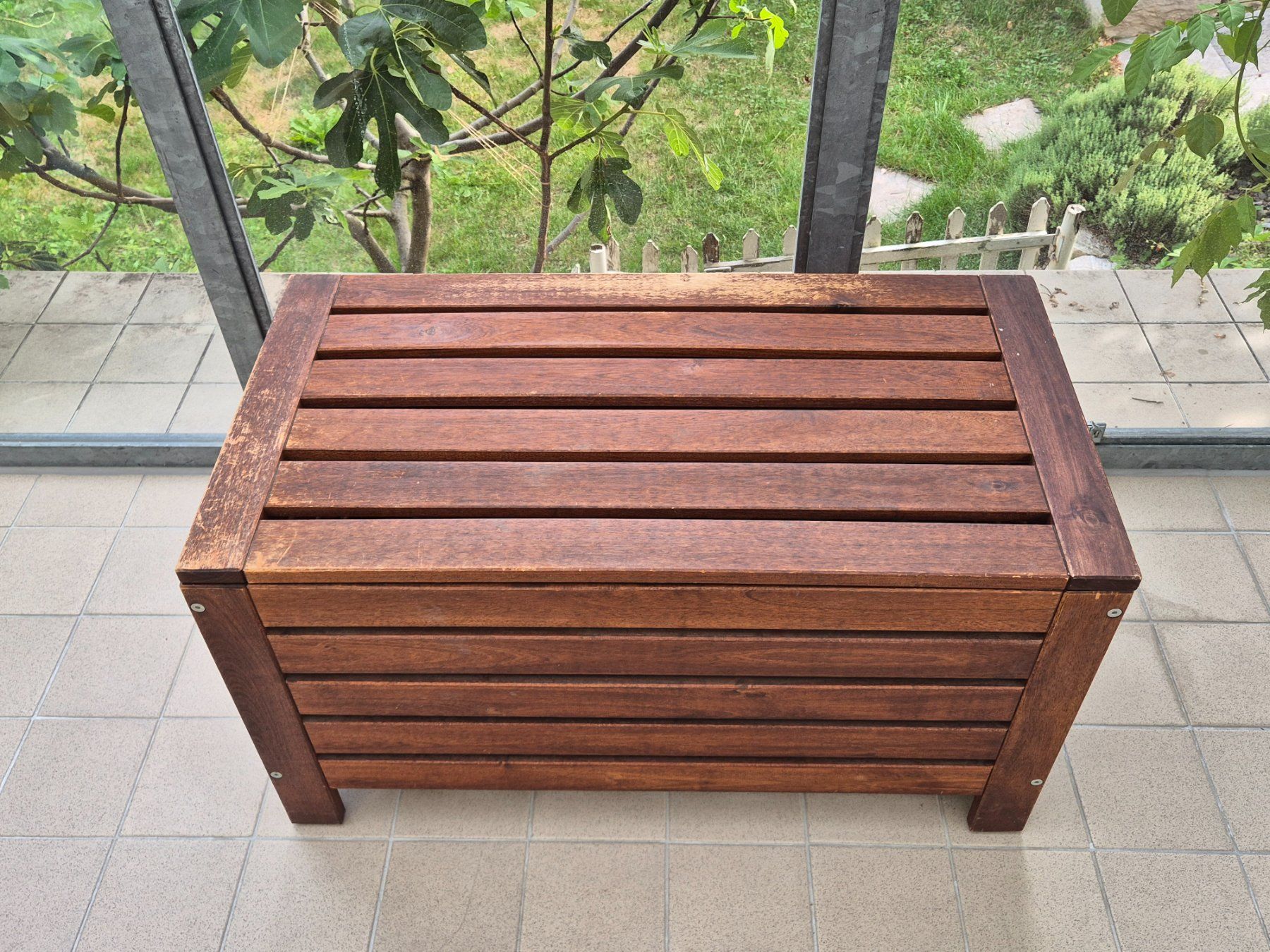 Cassapanche: Holz-Truhe / Banktruhe – Usato da Bassersdorf venduto da Lilly2209