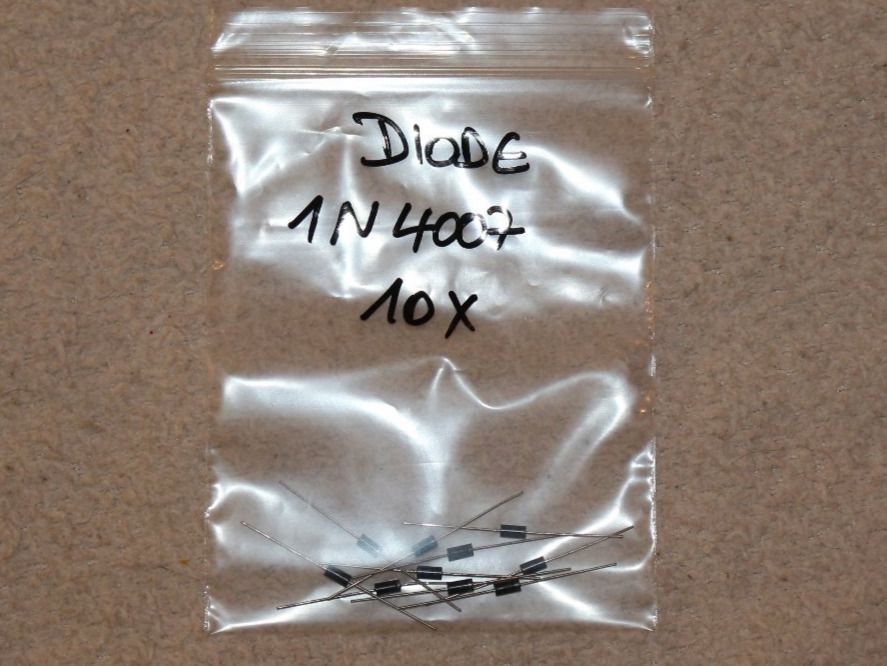 Modellini di ferrovie: Diode 1N4007, 10 Stück pro minigrip – Nuovo (secondo la descrizione) da Roveredo GR venduto da ManolitoBoris 1