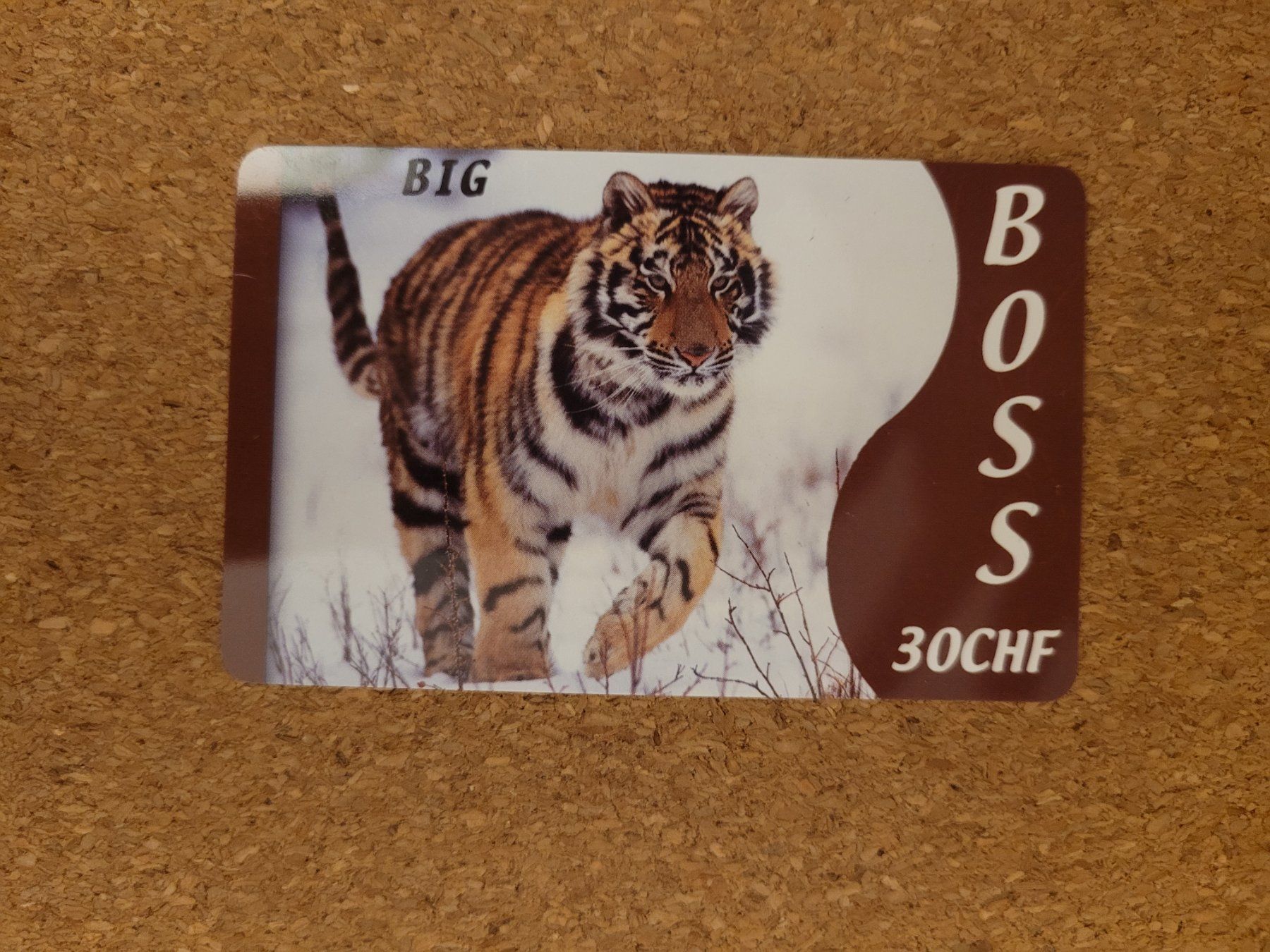 Telefon- & Taxkarten: Telefonkarte Tiger – Gebraucht aus Inwil von Flower2325
