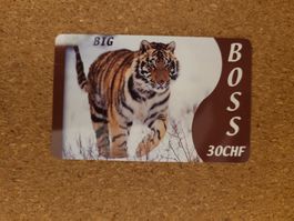 Telefonkarte Tiger