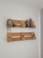 🌿 3x Wandregal aus Palettenholz – rustikal & handgefertigt