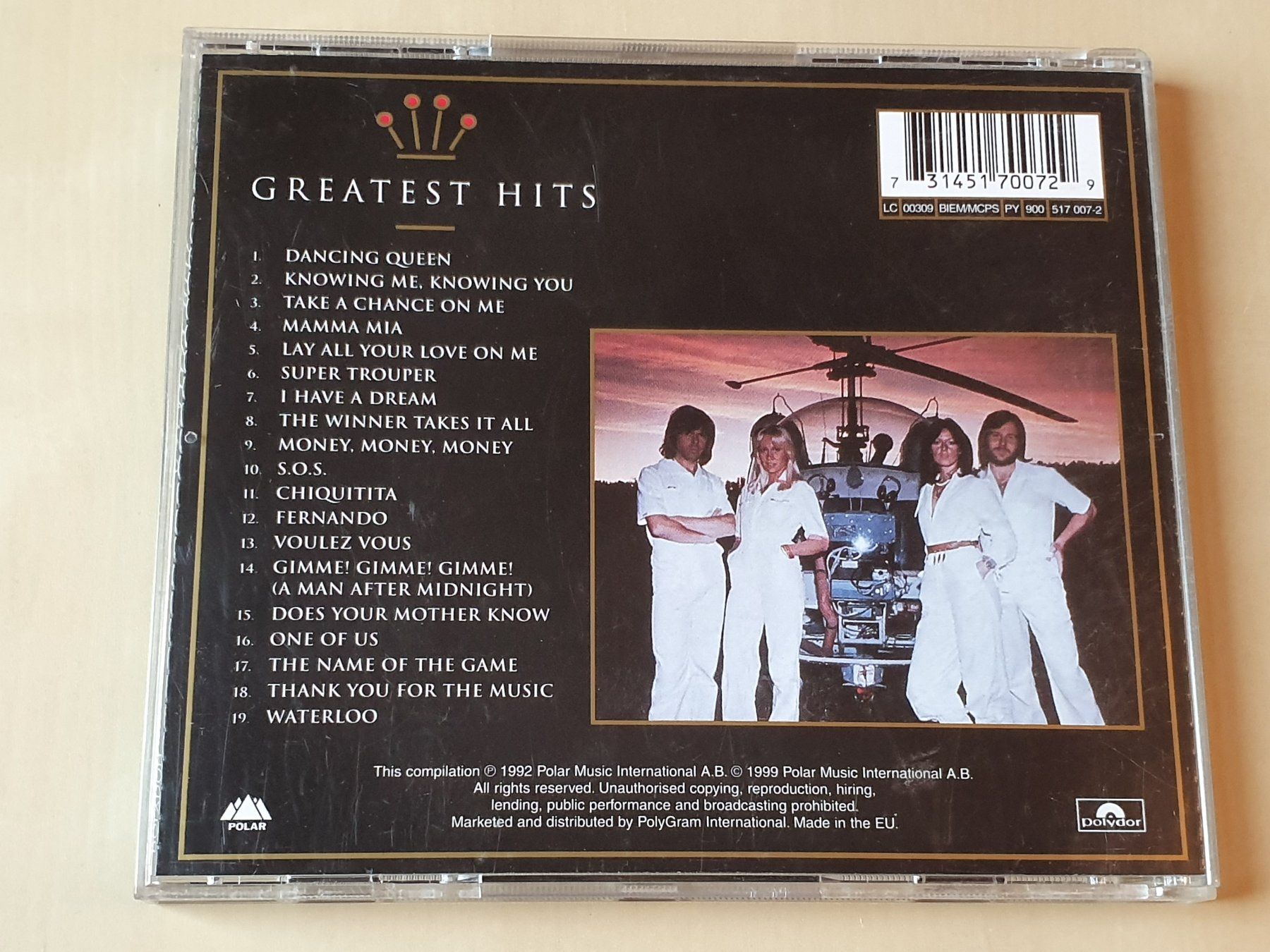 CD: Abba Gold Greatest Hits – Usato da Stansstad venduto da collectorsshop 1