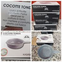 Cocotte Tonda Petra Kasanova 10cm Steinoptik neu