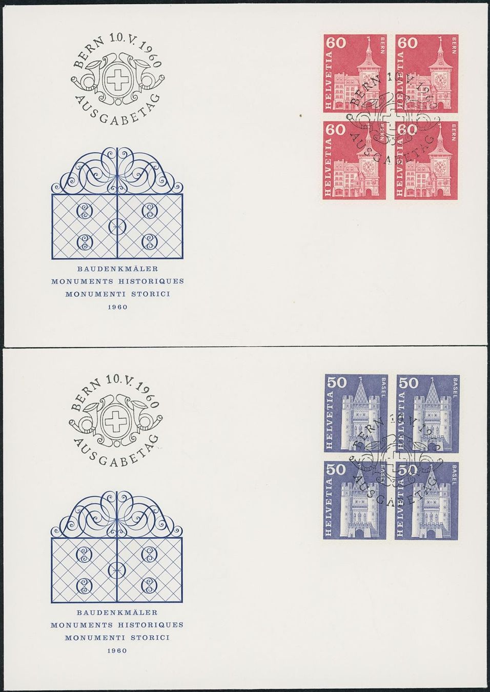 Alle Briefmarken: 1960 - Dauermarken - Ersttagsbrief U4 – Gebraucht aus Schindellegi von leecollect 5